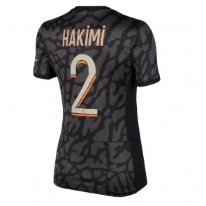 Paris Saint-Germain Achraf Hakimi #2 Replica Third Stadium Shirt for Women 2023-24 Short Sleeve